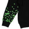 Minecraft Boy's Video Game Panel Graphic Block Sleeve Kids Hoodie - 3 of 4