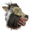 Seasonal Visions Mens Deluxe Werewolf Monster Costume Mask -  - Brown - 3 of 3