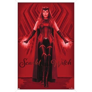 Trends International Marvel WandaVision - Scarlet Witch Framed Wall Poster Prints - 1 of 4
