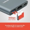 RadioShack 3 in 1 Male Type-C to 4K HDMI, USB C & USB A 3.0 Input Adapter Fast Charging and High Speed Data Transfer - 3 of 4