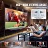 VEVOR Projector Screen with Stand, 150 inch 16:9 4K 1080 HD Outdoor Movie Screen with Stand, Wrinkle-Free Projection Screen - 3 of 4