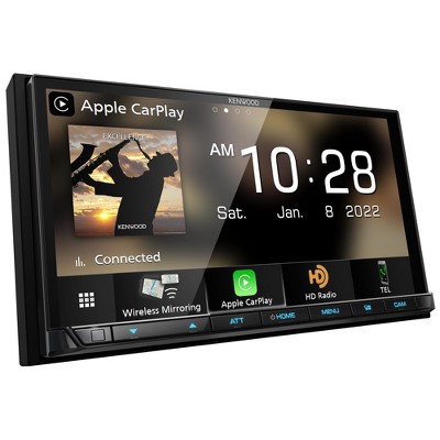 Kenwood DMX908S MultiMedia Receiver (No CD) Compatible With Apple CarPlay & Android Auto