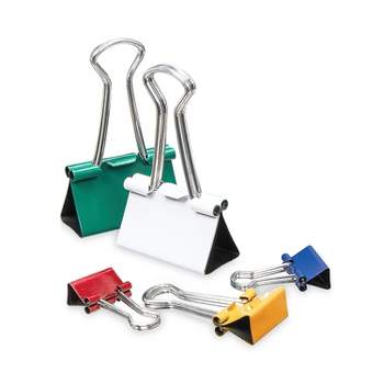 Universal Assorted Binder Clips Mini/Small/Medium Assorted Colors 30/Pack 31026