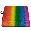 MLB Atlanta Braves Vista Outdoor Picnic Blanket & Tote - Rainbow/Black - 3 of 4