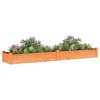 vidaXL Garden Raised Bed Natural wood Solid fir wood, Non-woven fabric - Brown 94.5" x 17.7" x 9.8" - 3 of 4