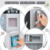 Infans Kid’s Pretend Play Kitchen Toddler Kitchen Playset w/ Blackboard White - 4 of 4