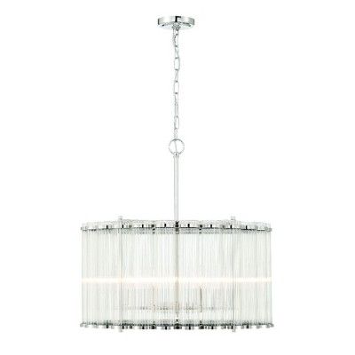 Eurofase Lighting Glasbury 6 - Light Chandelier in  Nickel