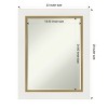 Amanti Art Eva Petite Bevel Bathroom Wall Mirror - 4 of 4