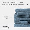 Set Of 4 Bath Towels, Washcloths and Hand Towels, 100% Super Plush Premium Cotton - Becky Cameron - 2 of 4