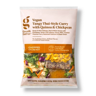 Vegan Tangy Thai-Style Curry with Quinoa & Chickpeas Salad Kit - 14.55oz - Good & Gather™