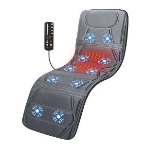 SNAILAX Heated Vibration Massage Mat - Full Body Massager Pad with Soothing Heat - 1 of 4