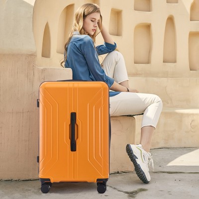 20"/24"/28" 3 pcs/set in ABS Spinner Wheel Luggage, Modern Carry on Suitcase, Matching Color, TSA Combination Lock