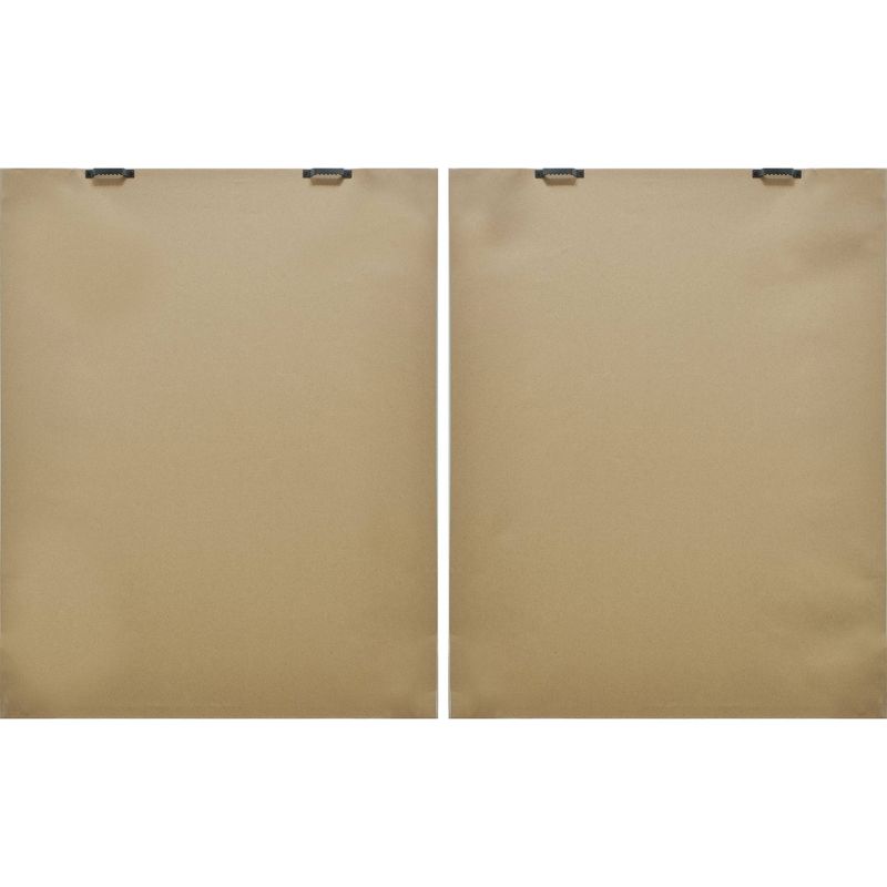 (Set of 2) 24&#34; x 30&#34; Earth Abstract Framed Canvases Brown - Threshold&#8482;, 5 of 15