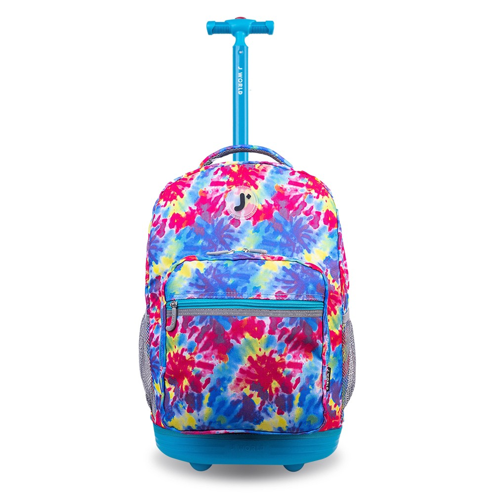 Photos - Backpack J World Sunrise 18" Rolling  - Tie Dye