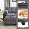MOONMISS Sleeper Sofa Couch Bed,Oversized Chaise Lounge Chair Cozy Cloud Couch - 4 of 4