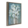 Stupell Industries White Daisy Blooms Abstract Flowers Floating Frame Canvas Art - 2 of 4