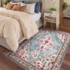 Lahome Boho Traditional 4'x6' Area Rugs Ultra-Thin Soft Washable Rugs for Living Room Non-Shed Print Indoor Carpet for Bedroom Playroom Nursery - 2 of 4