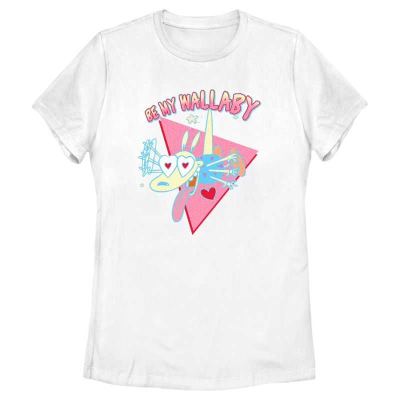Women's Rocko's Modern Life Be My Wallaby T-Shirt, 1 of 5