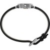 Women's Timex Easy Reader  Watch with Leather Strap - Silver/Black T2N525JT - 2 of 3