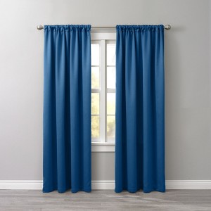 BrylaneHome BH Studio Room-Darkening Rod-Pocket Panel - 1 of 4