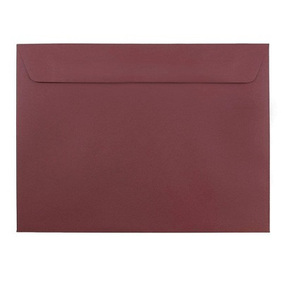 JAM Paper 9 x 12 Booklet Envelopes Burgundy 63931159D