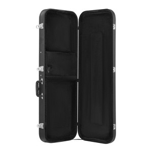 VEVOR Electric Guitar Hard Case, 43.11 in Rectangular Guitar Hard Case, PVC Padding Soft Lining Water-Resistant, for 39 in Electric Guitars, Black - 1 of 4