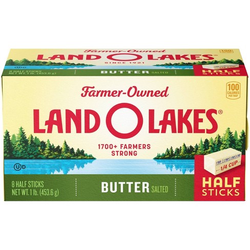 Land O Lakes Salted Half Sticks Butter - 1lb - image 1 of 4