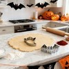 Aoibox Halloween Cookie Cutters Set - 7 Piece Stainless Steel Shapes for Baking, Ghost, Pumpkin, Bat, Cat, Skull, Coffin, Witch Hat, Holiday Decor - 3 of 4