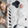 Baby Gift Set, Crib Sheet & Swaddle Newborn Gift Box, Woodland Theme - 3 of 4