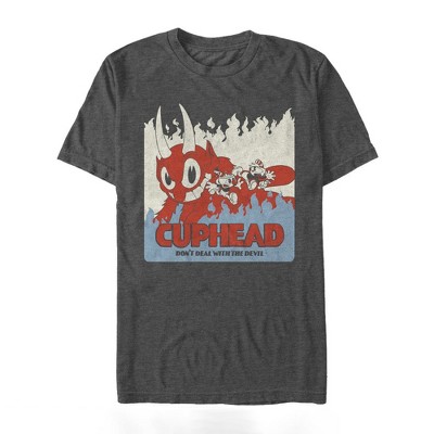 Men's Cuphead Devil Flames T-Shirt