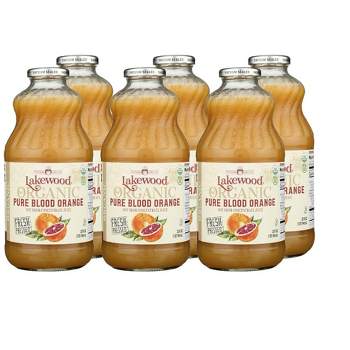 Lakewood Organic Pure Blood Orange Juice - Case of 6/32 oz