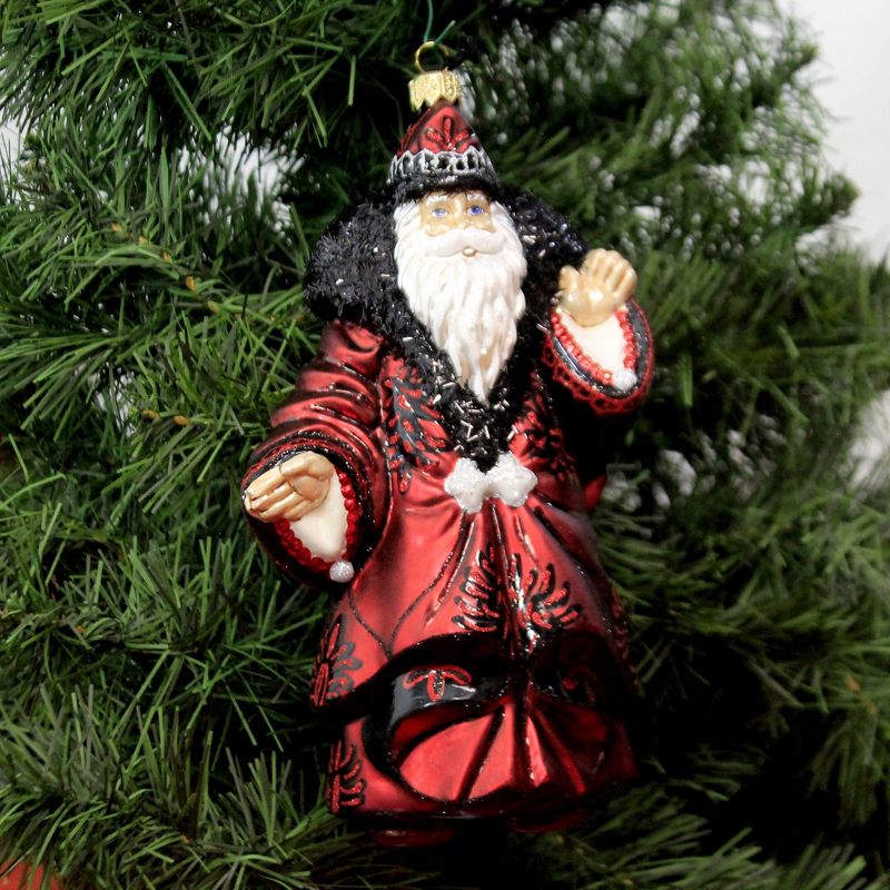 Ludell 7.0 Inch Winter Wonderland Ornament Christmas Couture Santa Tree Ornaments, 2 of 4