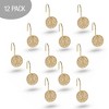 Creative Scents Shannon 12 Beige Shower Hooks - 4 of 4