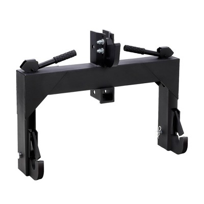 3 Point Quick Hitch Adaptor to Category 1 and 2 Tractors 3000 lbs 3-Point Attachments with 2" Receiver Hitch 28" Between Lower