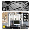 VYNXARIA Desktop Bookshelf,Wood Desk Hutch Organizer for Computer Desk, Desktop Shelf Bookshelf Storage for Office,Dorm, Kids,White - 3 of 4