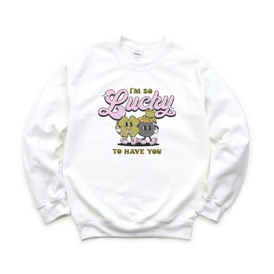 Simply Sage Market Women's Graphic Sweatshirt I'm So Lucky To Have You