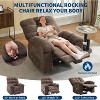 Coucheta Massage Recliner Chair with Heat, Wide with Remote Control, Overstuffed Fabric Reclining Chair with Side Pockets for Living Room - 4 of 4