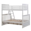 Racxily Twin Over Full Bunk Bed with Storage Drawers, Wooden Bunk Bed with Ladder & Guard Rails, Beige/White/Black/Gray - 4 of 4