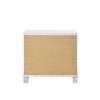 30.32" Tarian Nightstand Pearl White Finish - Acme Furniture: 2 Drawers, Wood Composite, No Assembly Required - 4 of 4
