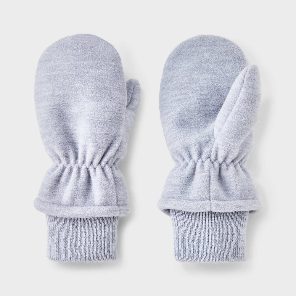 Baby Fleece Mittens - Cat & Jack™ Gray 12-24M