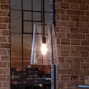 Urban Ambiance Luxury Colonial Pendant Light,  15.875"H x 10.5"W,  Midnight Black Finish, UHP3101 - 1 of 4