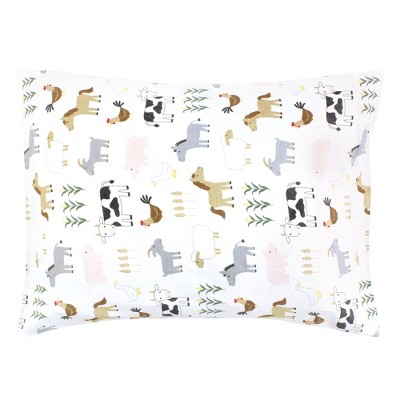 thumbnail image 2 of Hudson Baby Infant Boy And Toddler Cotton Toddler Pillow Case, Boy Farm 2 of 12
