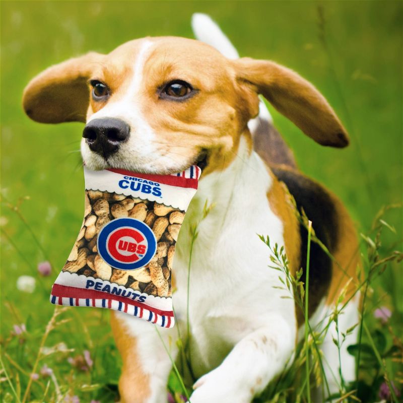 MLB Chicago Cubs Peanut Bag Pets Toy, 3 of 4
