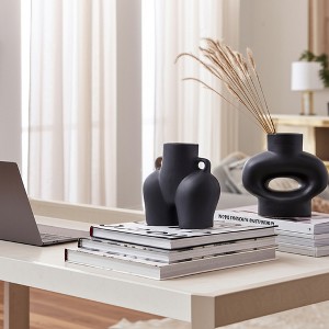 Sagebrook Home 8" Half Body Vase Contemporary Abstract Ceramic Body Shaped Flower Vase - 1 of 4