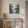 Art Remedy Paradise Bathtub Tropical Bathroom Wall Art Framed - 2 of 4