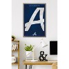 Trends International MLB Atlanta Braves - Logo 25 Framed Wall Poster Prints - 2 of 4