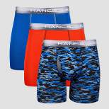 Hanes Premium Men's Performance Boxer Briefs 3pk - Blue/Red