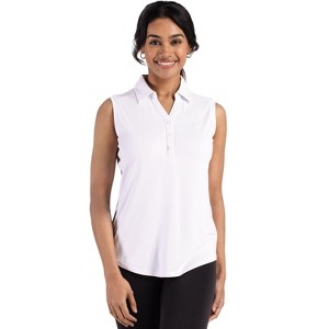 Cutter & Buck Forge Eco Stretch Recycled Womens Sleeveless Polo - 1 of 2