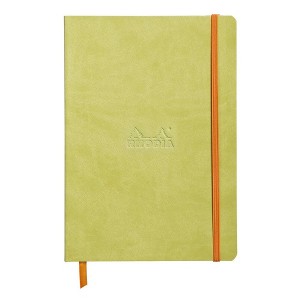 Rhodia Rhodiarama Soft Notebook - 80 Lined Sheets - 6 x 8 1/4 - Anise - 1 of 4