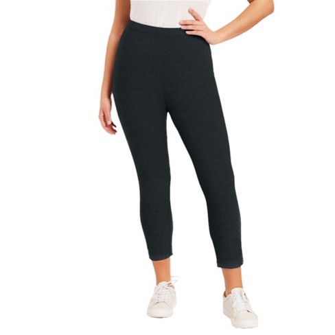 Women's Cotton Capri Leggings - Xhilaration™ Black : Target